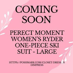 Coming Soon - Perfect Moment Ryder One-Piece Ski Suit Large NWT